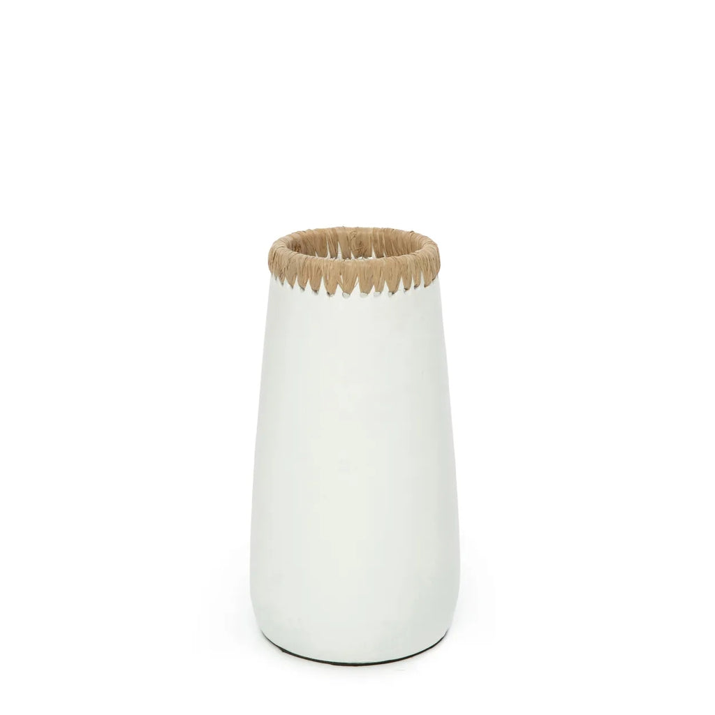 Le Vase Sneaky - Blanc Naturel - M