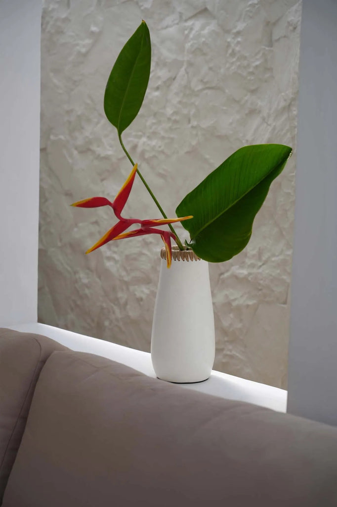 Le Vase Sneaky - Blanc Naturel - M