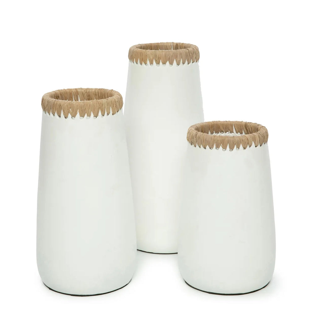 Le Vase Sneaky - Blanc Naturel - M