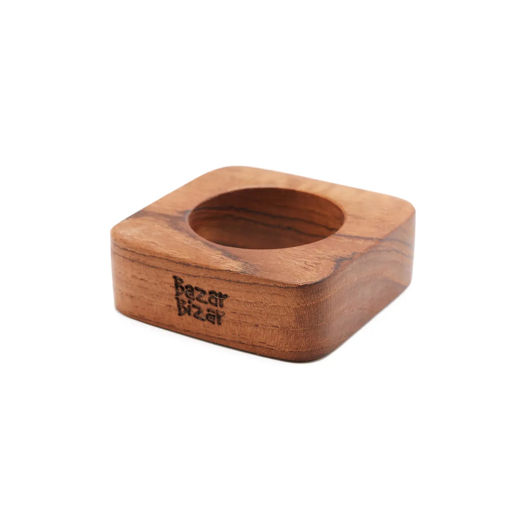 The Teak Root Napkin Ring - Set of 4