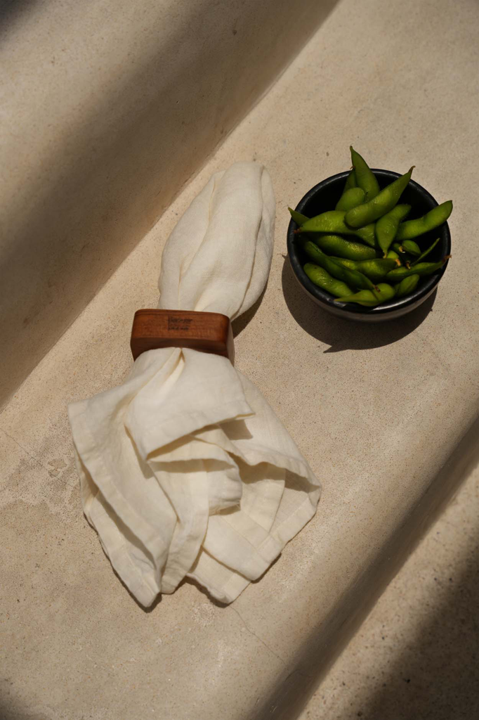 The Teak Root Napkin Ring - Set of 4