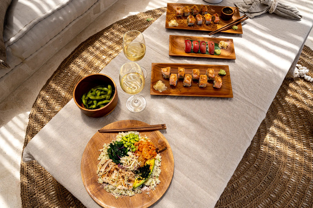 The Teak Root Sushi Plate - M