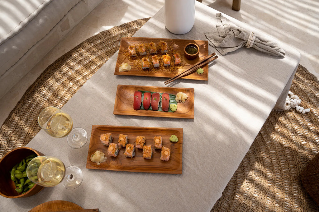 The Teak Root Sushi Plate - M