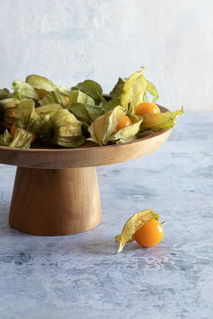 Le Plateau à Gâteau Racine de Teck - M