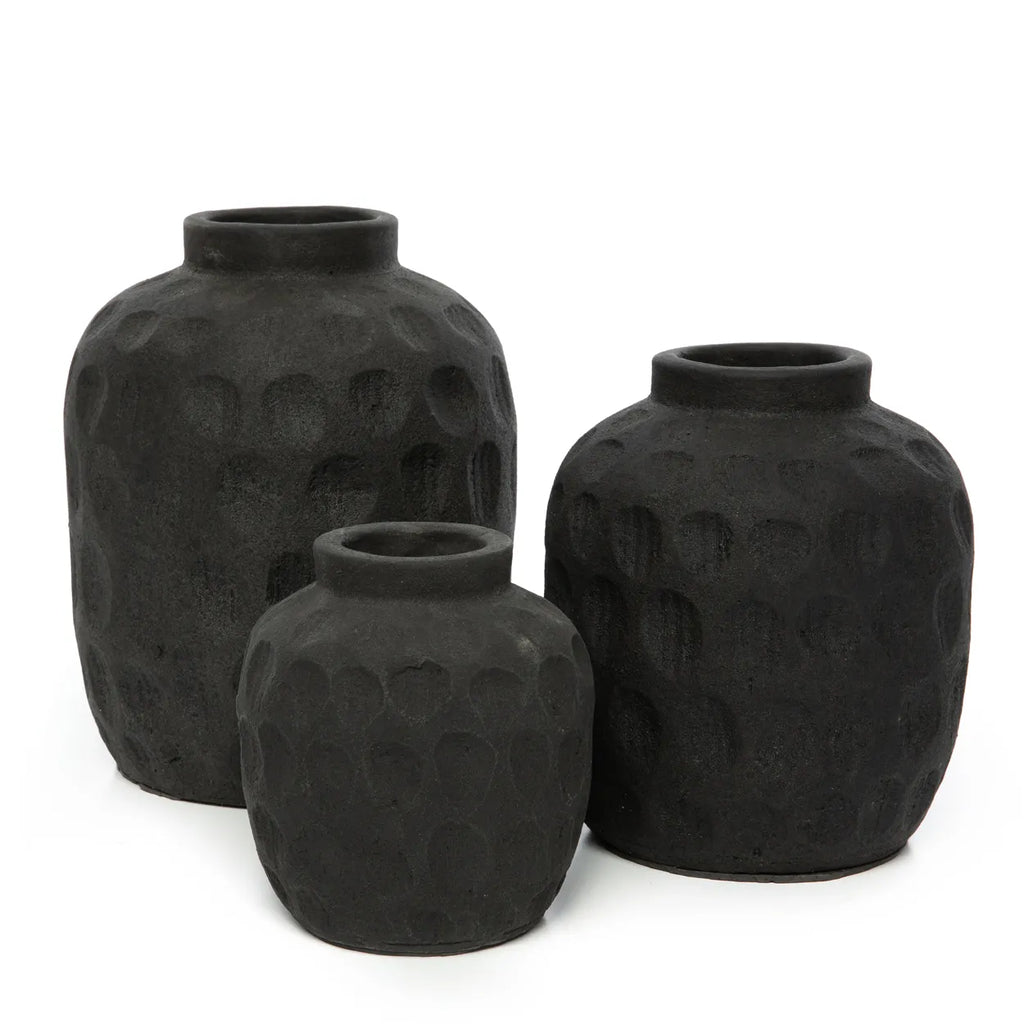 Le Vase Tendance - Noir - L