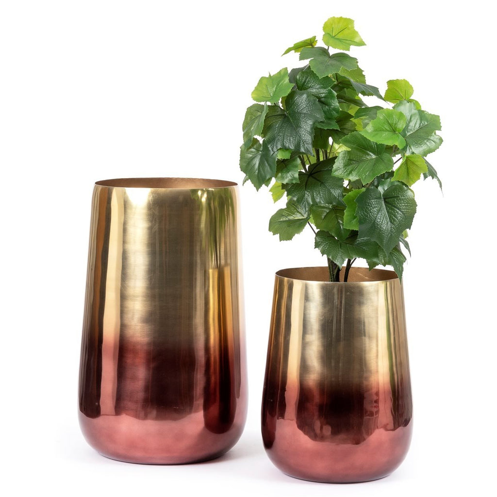 The Two Tone Planter - Brass - L