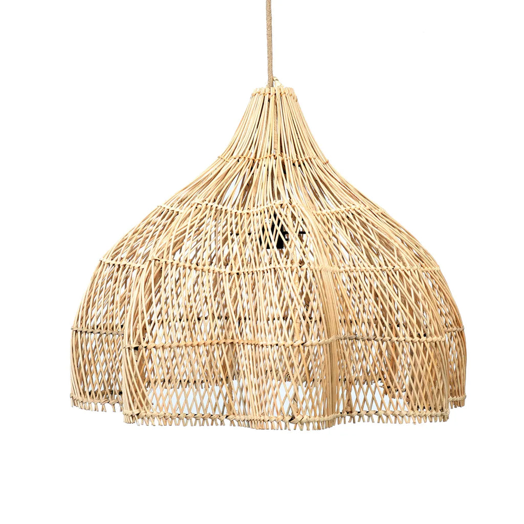 The Whipped Hanging Lamp - Natural - M