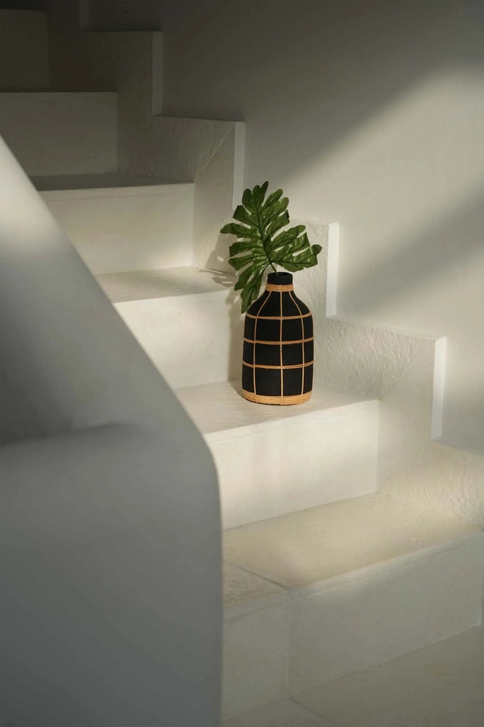 Le Vase Whoopy - Noir Naturel - L