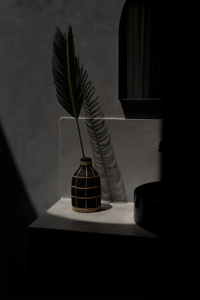 Le Vase Whoopy - Noir Naturel - L