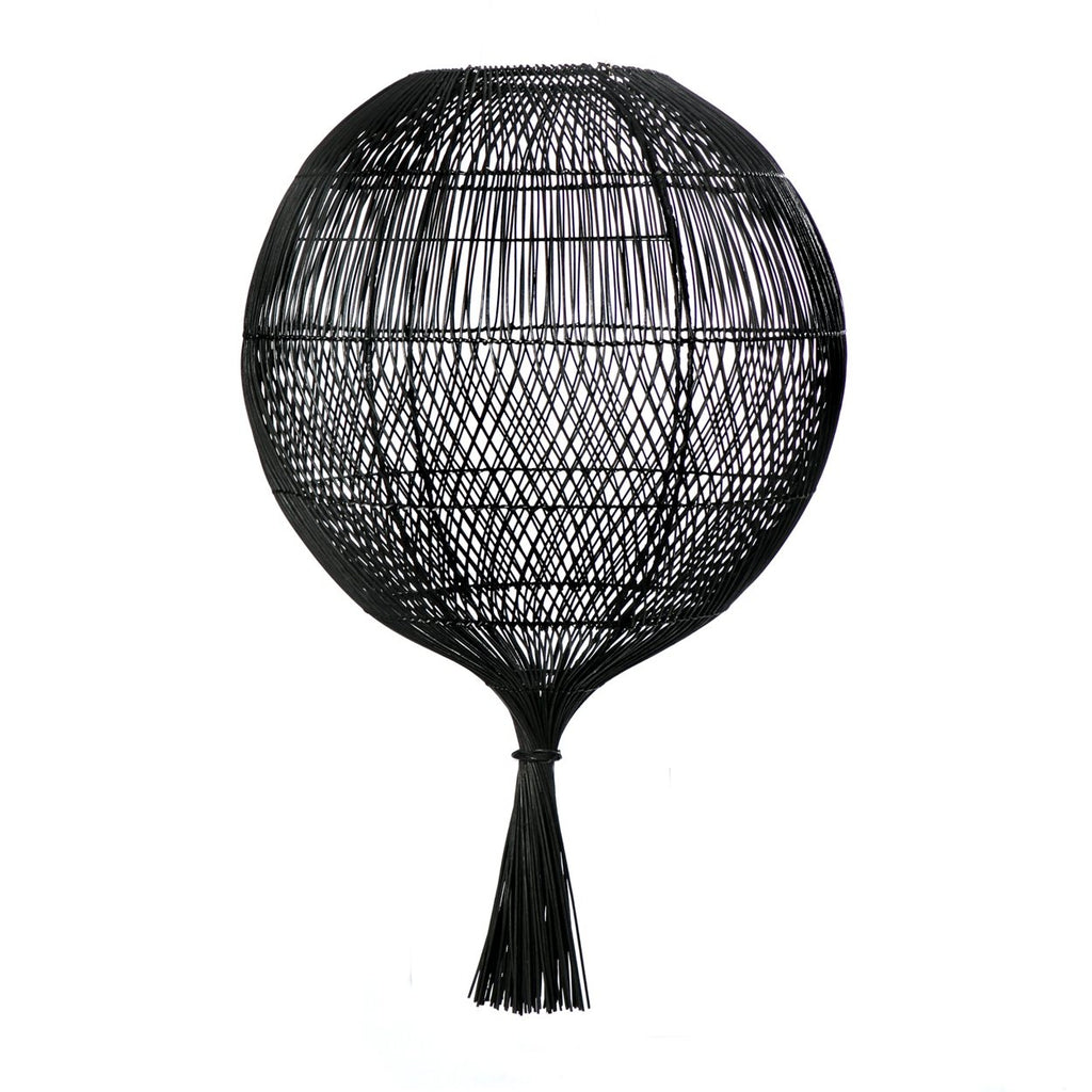 The Wonton Floor and Hanging Lamp - Black