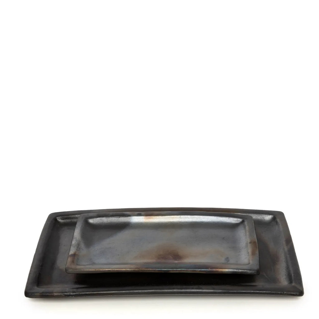 The Burned Sushi Plate - Black - L